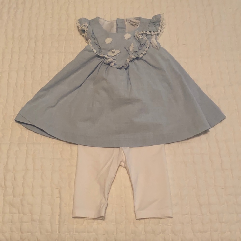 Miniclasix Chambray Top and Leggings